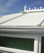 Conservatory roof after clean